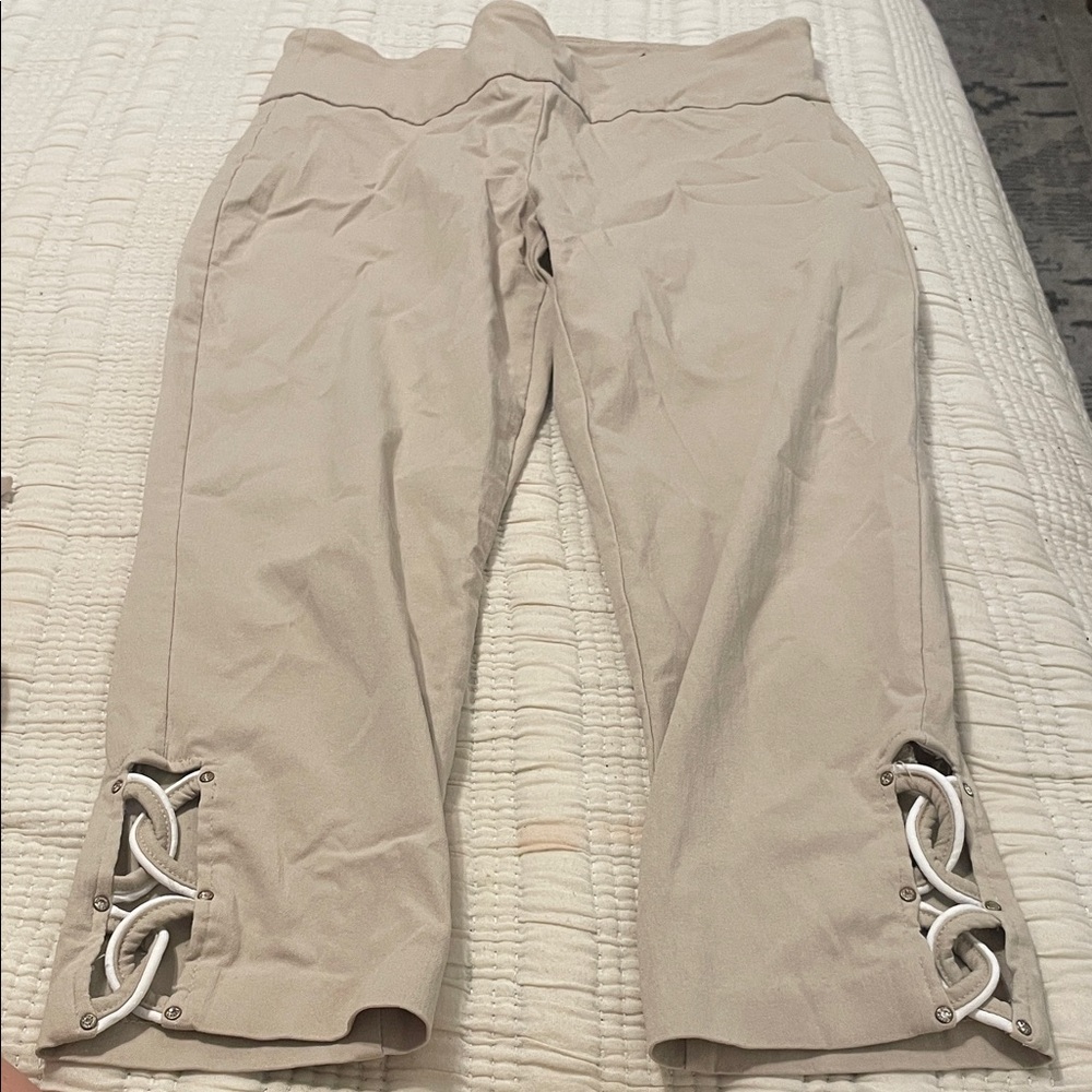 Attyre New York Tan Cropped Pants